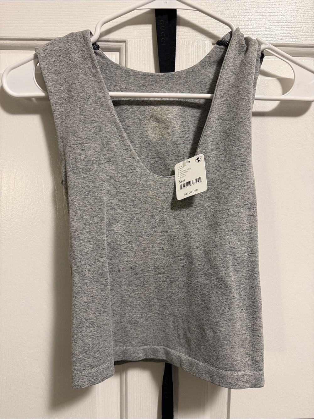 Free People Heather Gray Scoop Neck Tank